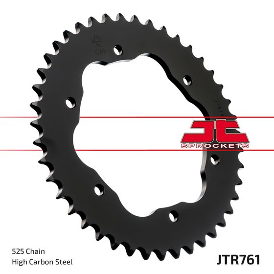 JTR761 JT Sprockets plieninė galinė žvaigždutė