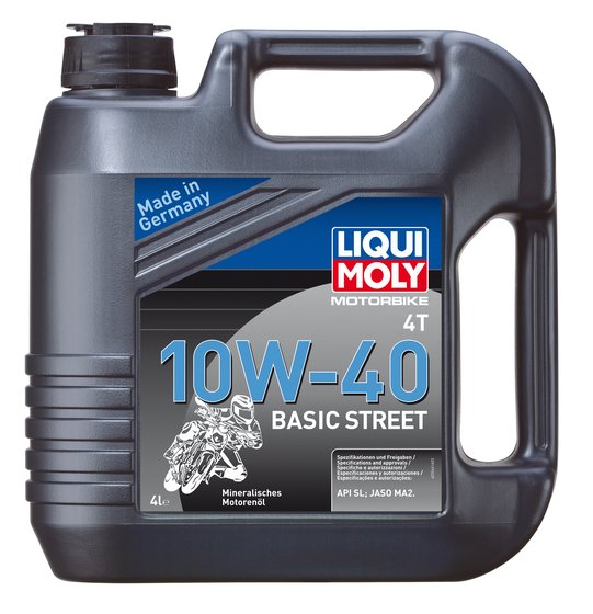 LIQUI MOLY 4t 10w-40 bazinė gatvės variklių alyva - 4l