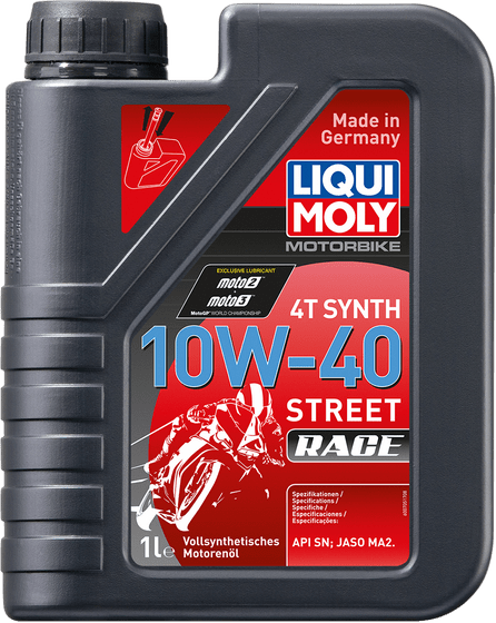 LIQUI MOLY 4 taktų sintetinė lenktyninė alyva 10w-40 (1l)