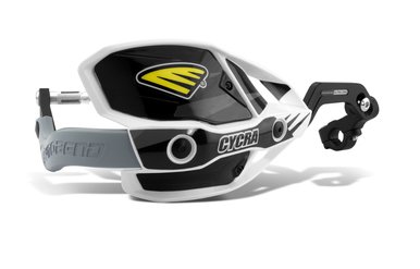 CYCRA "ultimate hand guard racer pack", baltos/juodos spalvos