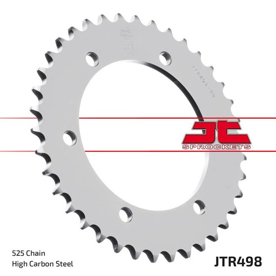 530146JT JT Sprockets galinė žvaigždutė 46 danties žingsnis 525 jtr49846