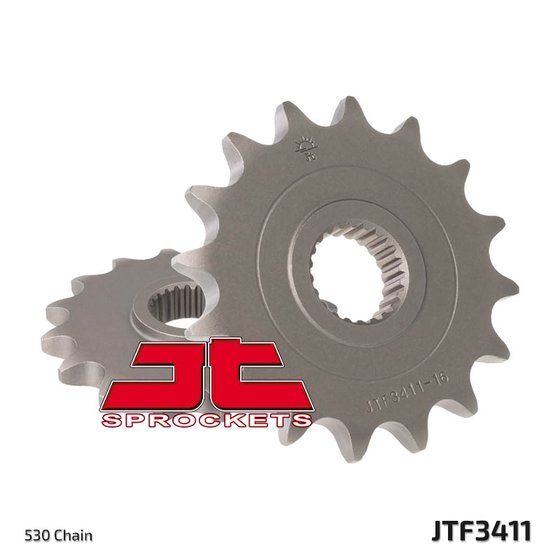 209516JT JT Sprockets priekinė žvaigždutė 16 dantukų žingsnis 530 jtf341116