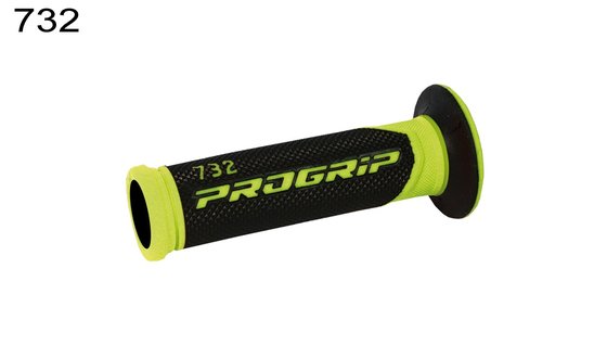 PRO GRIP dvigubo tankio rankenos - juodos/juodai geltonos