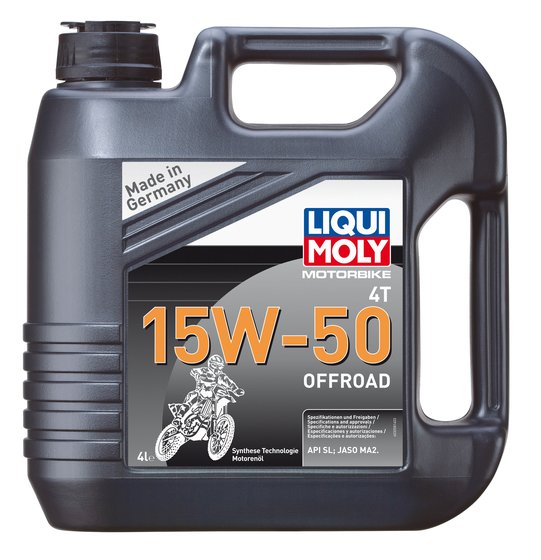 LIQUI MOLY 4t 15w-50 visureigių variklinė alyva - 4l