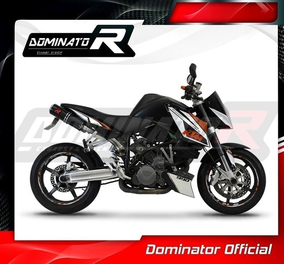 KT010DCBL-S Dominator exhaust silencer gp black