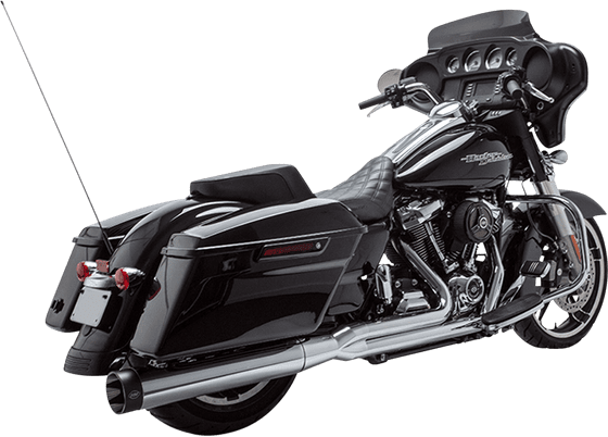 550-0758D S&S CYCLE chromuota 2-1 išmetimo sistema harley 2017-2021