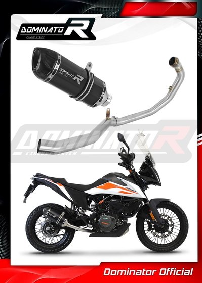 KT062DFBL-S Dominator exhaust full system silencer hp1 black