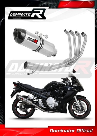 SU067DFSF Dominator full exhaust system collector silencer hp1 + db killer