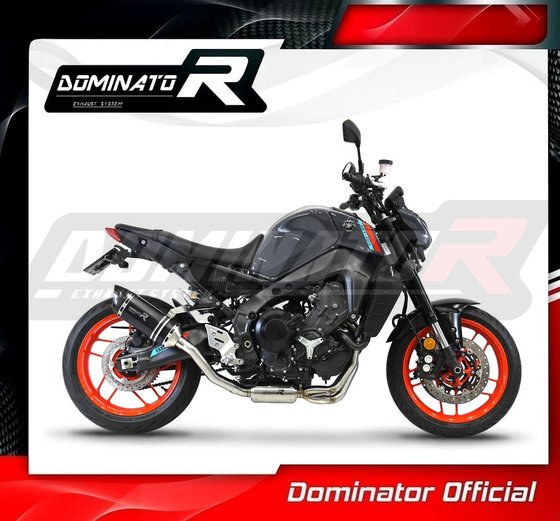 YA132DFBL-S Dominator full exhaust system ex hp5 black