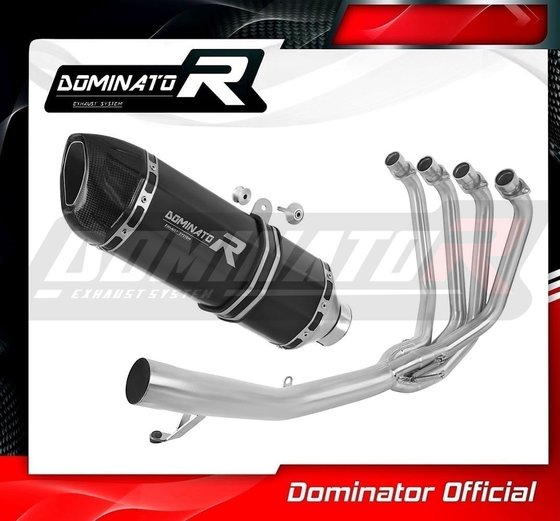 SU103DFBL-S Dominator full exhaust system silencer hp1 black