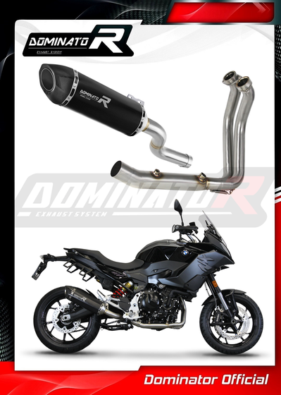 BW114DFBLFS-S Dominator full exhaust system silencer hp5 black