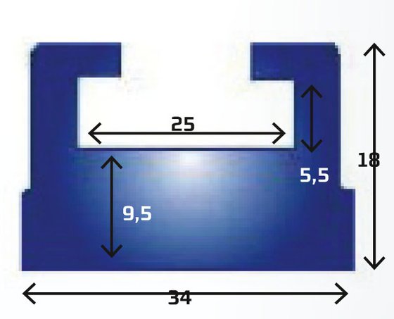 84-0227-10 Sno-X sno-x slide hpde 178cm white