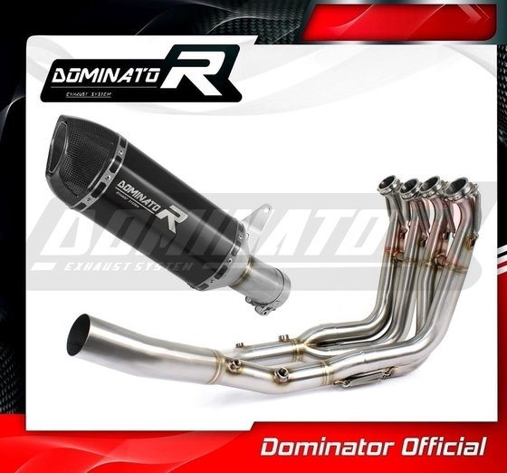 BW103DFBL-S Dominator full exhaust system silencer hp1 black