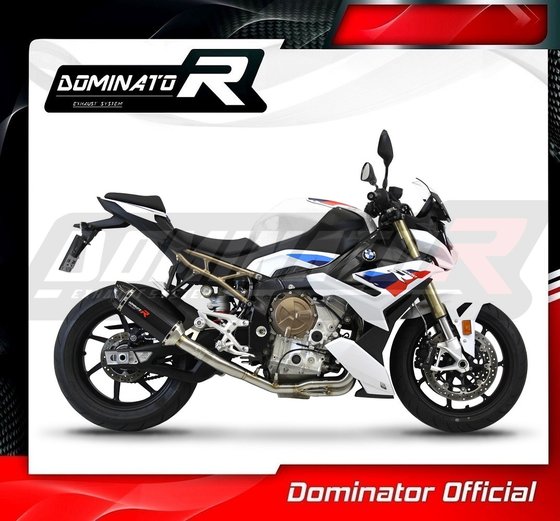 BW103DFBL-S Dominator full exhaust system silencer hp1 black