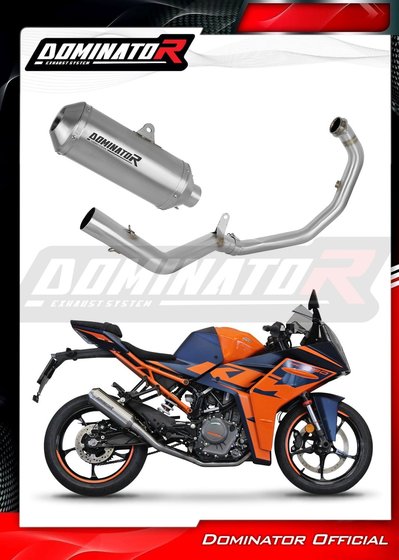 KT074DFSA Dominator full exhaust system silencer ov g2 + db killer