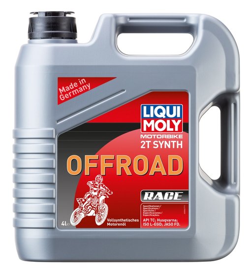 LIQUI MOLY 2 taktų visiškai sintetinė bekelės lenktyninių variklių alyva - 4l