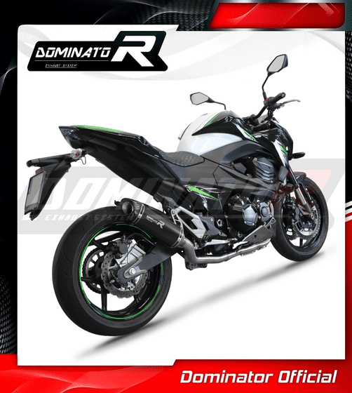 KA054DFBLFS-S Dominator full exhaust system silencer hp8 black