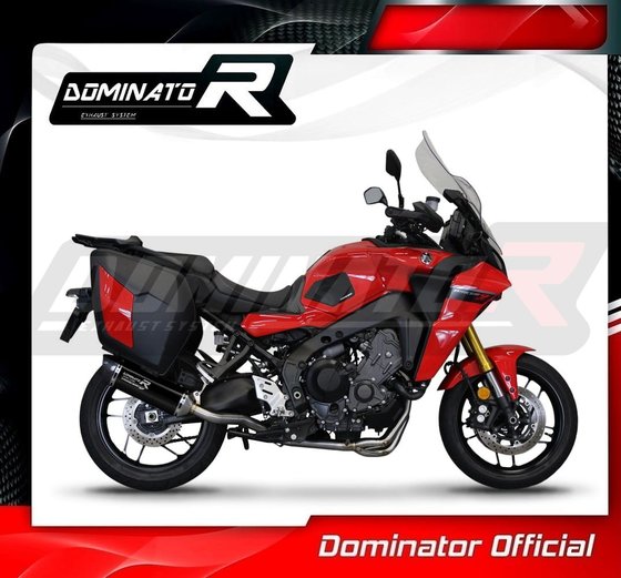 YA144DFBL-S Dominator full exhaust system silencer hp6 black