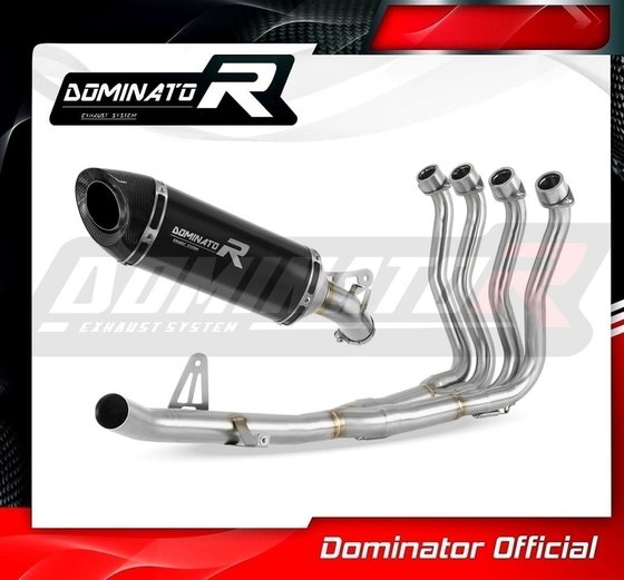 SU101DFBL-S Dominator full exhaust system silencer hp8 black