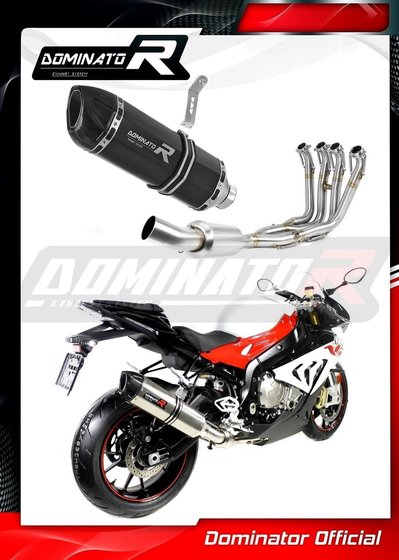 BW068DF4BL-S Dominator full exhaust system silencer hp1 black