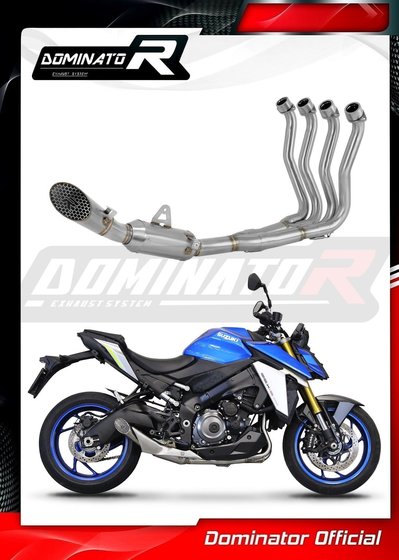 SU106DDEX Dominator full exhaust system ex silencer gp3