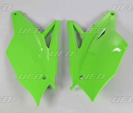 KA04737#026 UFO žalios spalvos šoninės panelės kawasaki kxf250/450