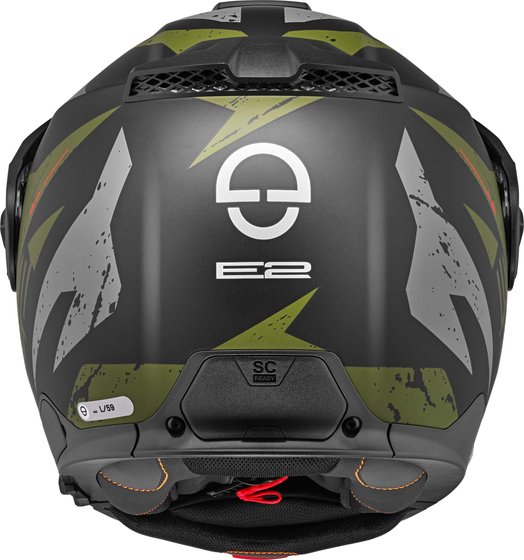 Schuberth e2 explorer matinis žalias