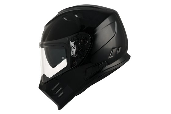 Simpson šalmas venom gloss black