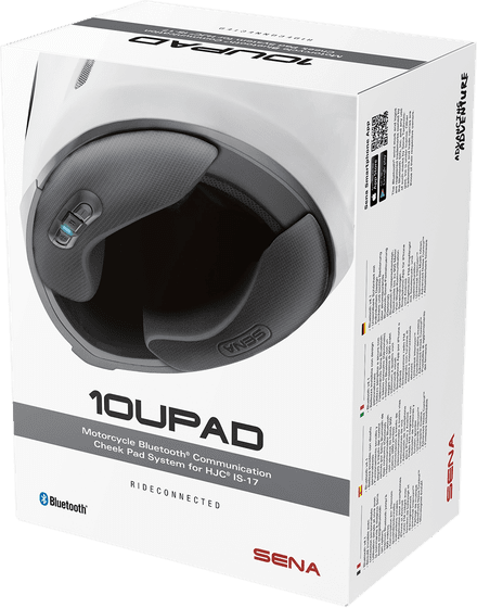 SENA 10upad bluetooth® ryšio skruostų pagalvėlių sistema