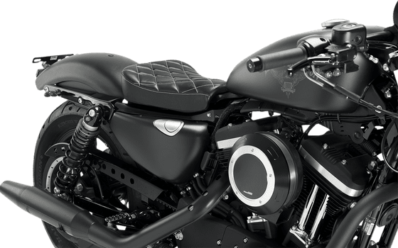 SI0008N CUSTOM ACCES - MOTOACCES sportster sėdynė (juoda)