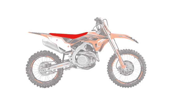 1149J/01 BLACKBIRD RACING raudonas sėdynės užvalkalas honda crf450 2021