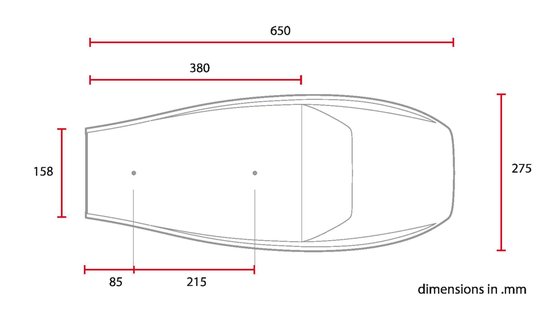 SCR4FC-BLSB C-RACER flat track sėdynė juoda