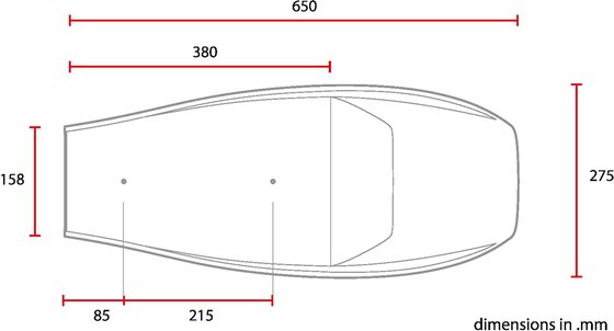 SCR4FC-BLSB C-RACER flat track sėdynė juoda