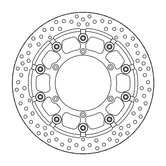 235-116102 MOTO-MASTER moto-master supermoto racing stabdžių diskas priekinis yamaha (t-floater halo ø300x5.5x34m