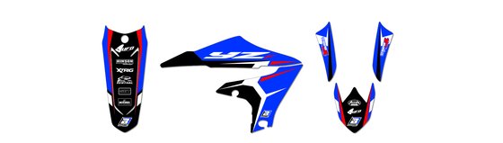 2212N BLACKBIRD RACING dr4 grafikos rinkinys yamaha yz85 (2002-2014)