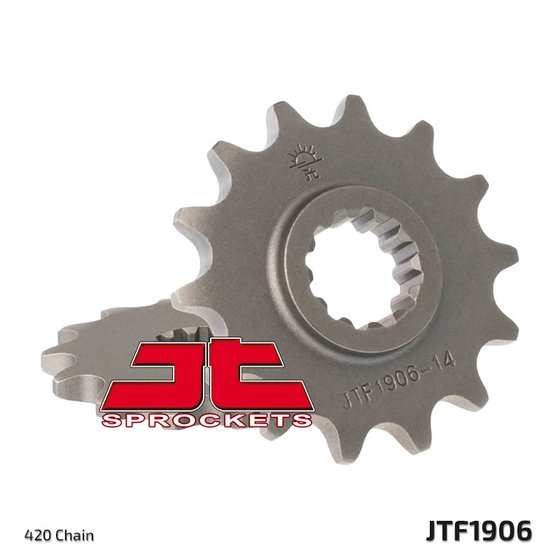 JTF1906 JT Sprockets plieninė priekinė žvaigždutė