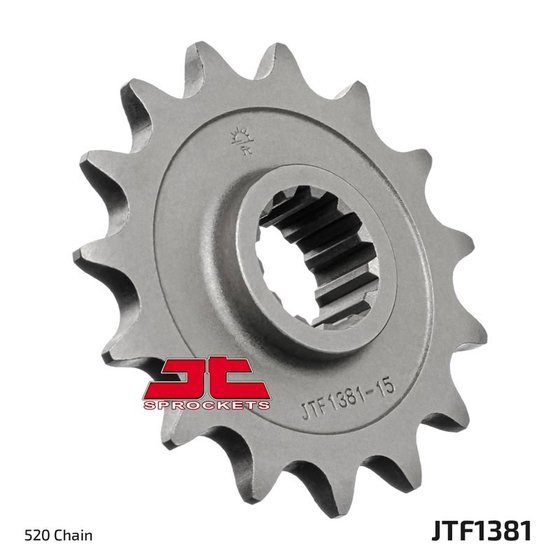 204215JT JT Sprockets priekinė žvaigždutė 15t 520 žingsnio jtf138115