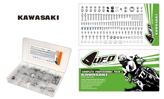 UFO pilnas varžtų paketas, skirtas "kawasaki