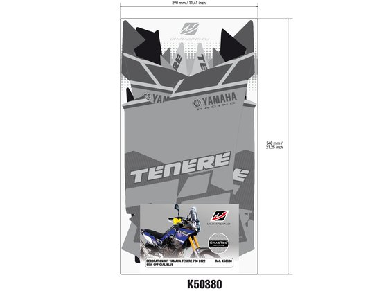 UNIRACING tenere 700 60th decal kit