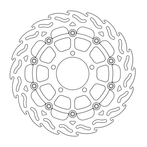 235-112058 MOTO-MASTER moto-master flame brakedisc front right kawasaki: zx-14r