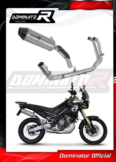 AP037DFT-S Dominator full exhaust system silencer titanium hp3