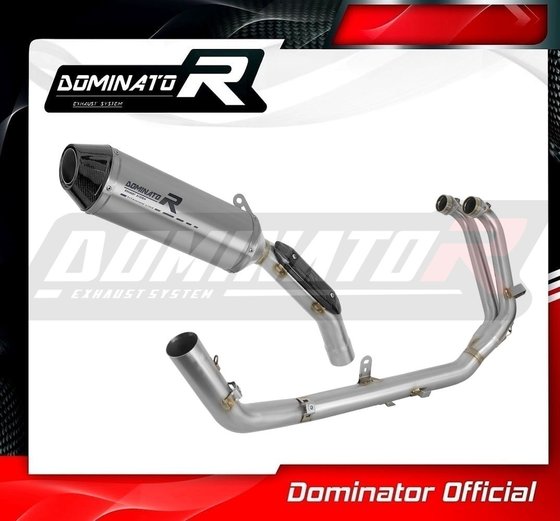 AP037DFT-S Dominator full exhaust system silencer titanium hp3