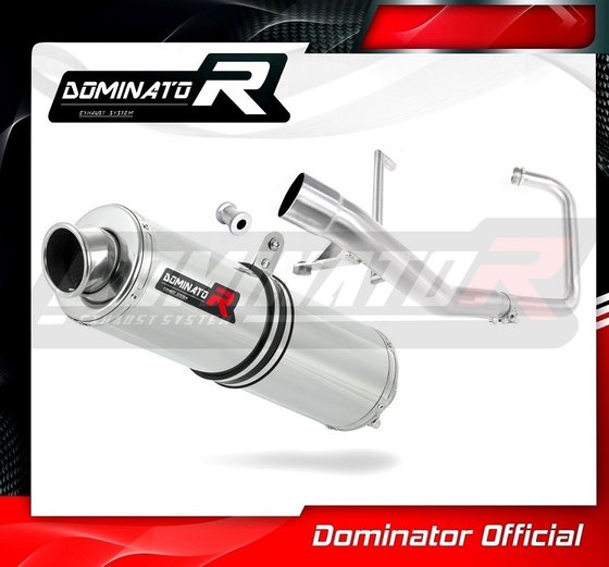 YA092DST-S Dominator exhaust full system silencer round