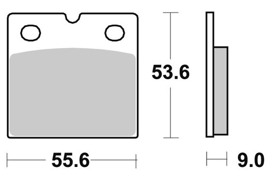 6565065 DOPPLER sbs stabdžių kaladėlės sukepintos