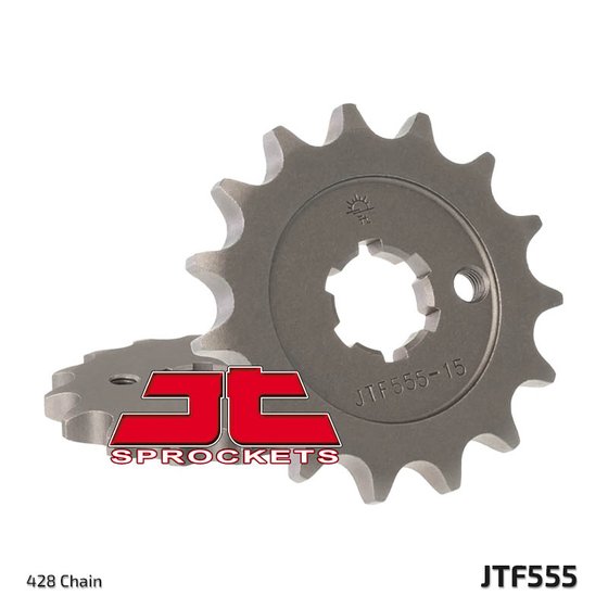 55514JT JT Sprockets priekinė žvaigždutė 14 dantų žingsnis 428 jtf55514