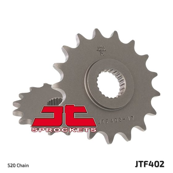 JTF402 JT Sprockets plieninė priekinė žvaigždutė