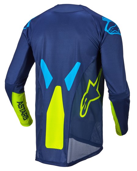 ALPINESTARS marškinėliai techstar factory blue/yellow/blue