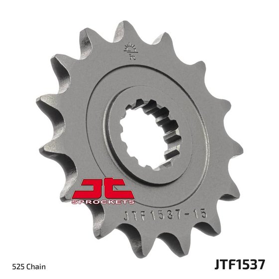 213715JT JT Sprockets priekinė žvaigždutė 15 dantukų žingsnis 525 jtf153715