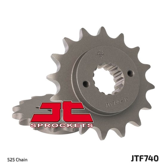 JTF740 JT Sprockets plieninė priekinė žvaigždutė