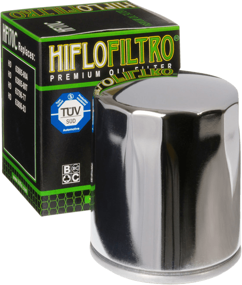 HF170C Hiflofiltro chromuotas alyvos filtras su verpimo popieriumi